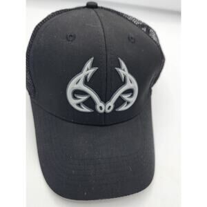 Realtree Fishing‎ Black Baseball Cap Hat Unisex Adjustable Outdoor